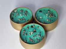 Load image into Gallery viewer, Green Prosperity Candles Infused with Cinnamon
